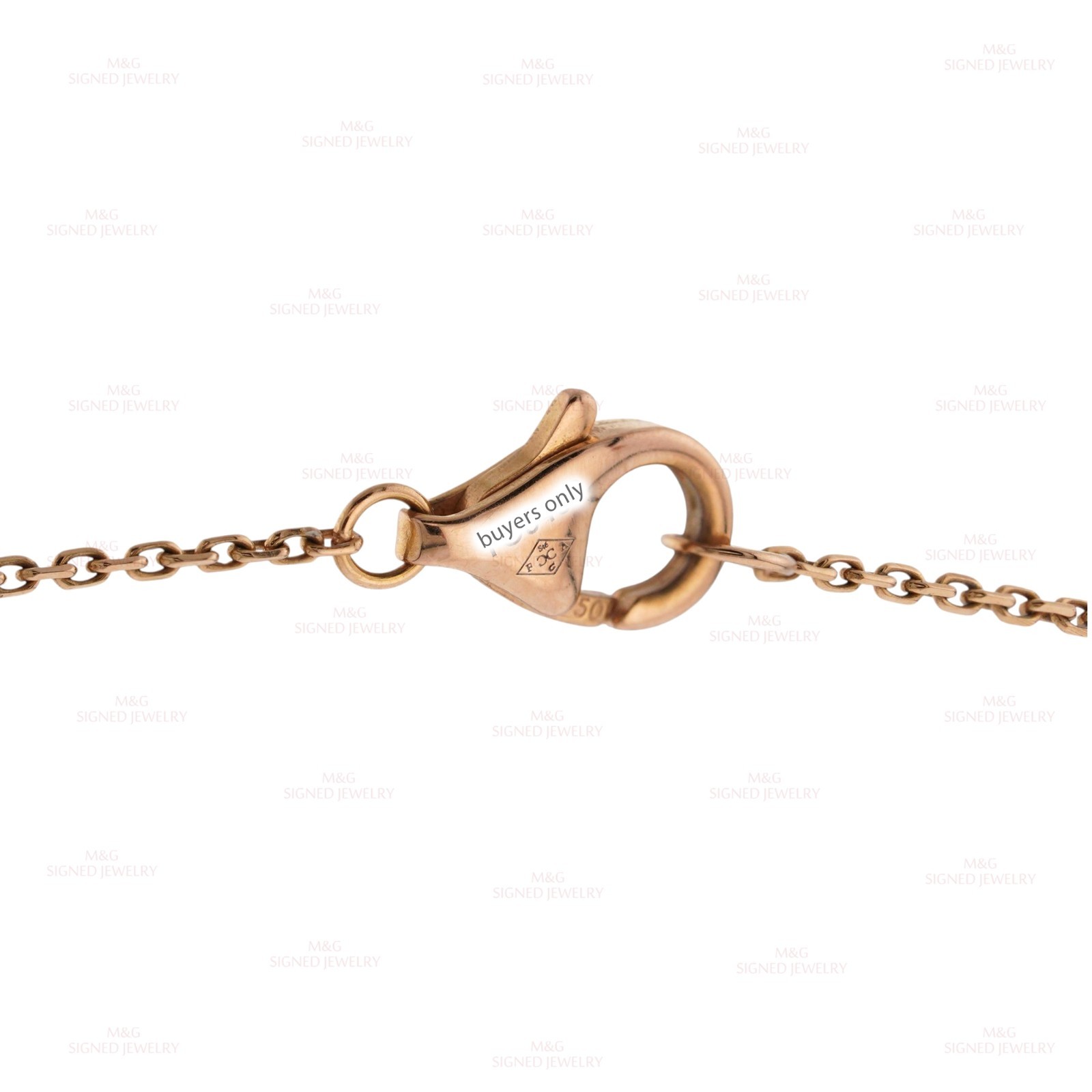 CARTIER Caresse d’Orchidees Pink Chalcedony Diamond 18k Rose Gold Necklace
