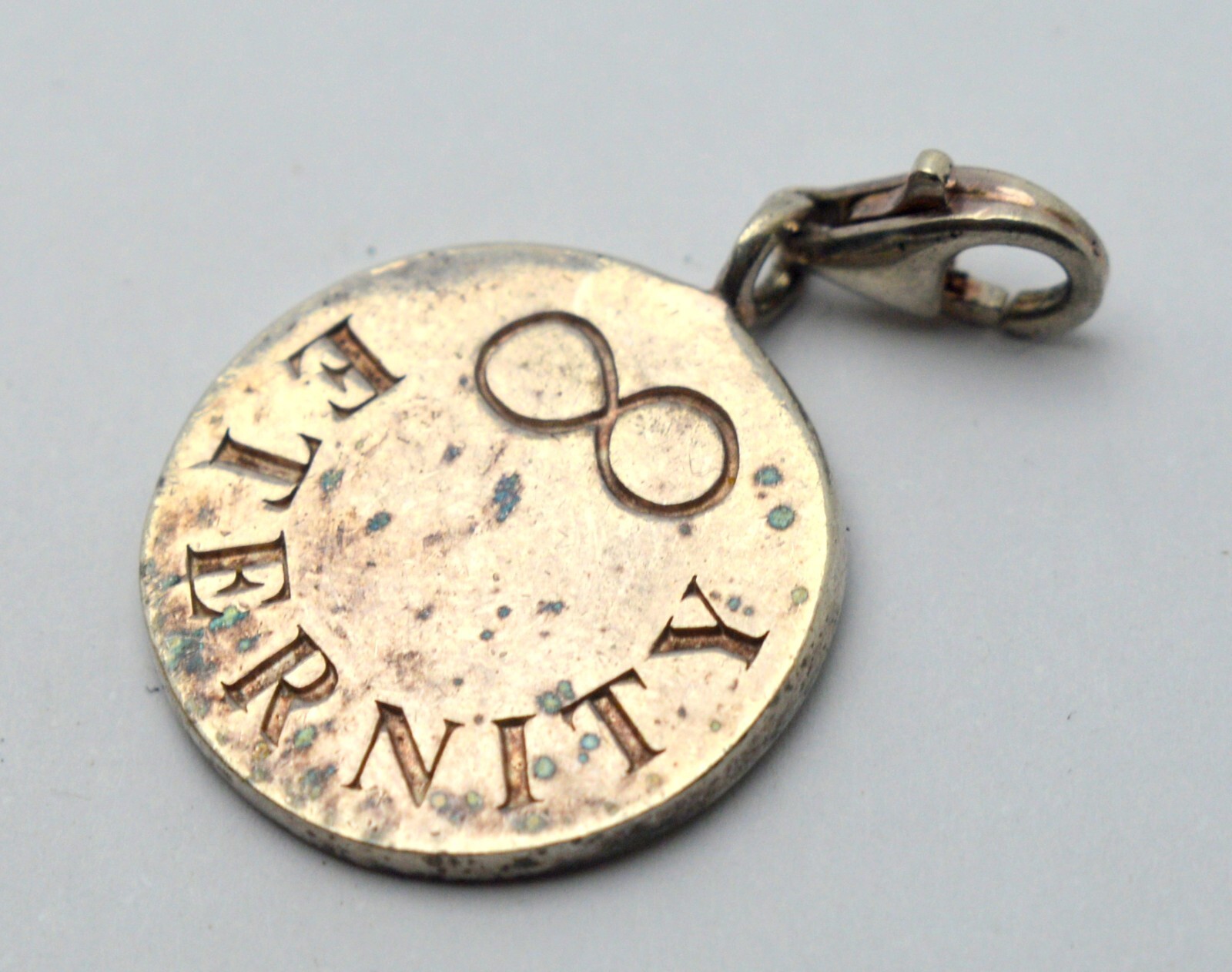 925 STERING SILVER ETERNITY BRANDED PENDANT CHARM