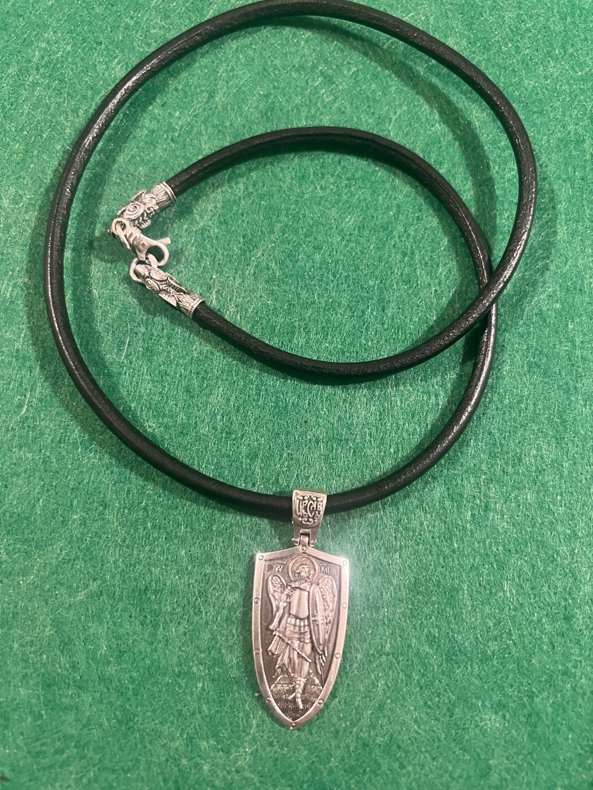 pendant silver 925 Saint Michael .