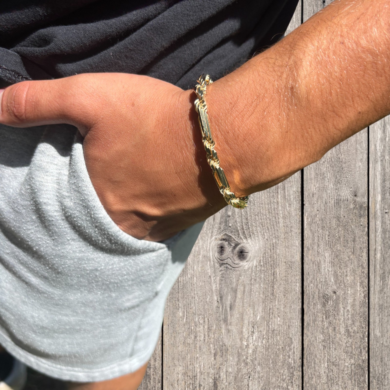 6mm Figarope Milano Bracelet – Solid 925 Sterling Silver Or 14k Gold Vermeil