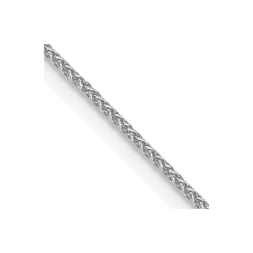 10k White Gold .85mm Spiga Chain Necklace 16″ 1.24gm
