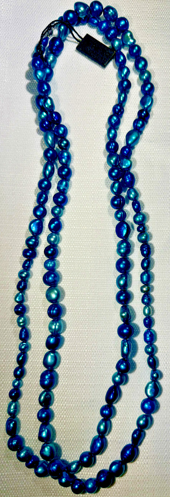 Honora Multicolor Blue Freshwater Pearl Necklace w/ Tag & Storage Pouch
