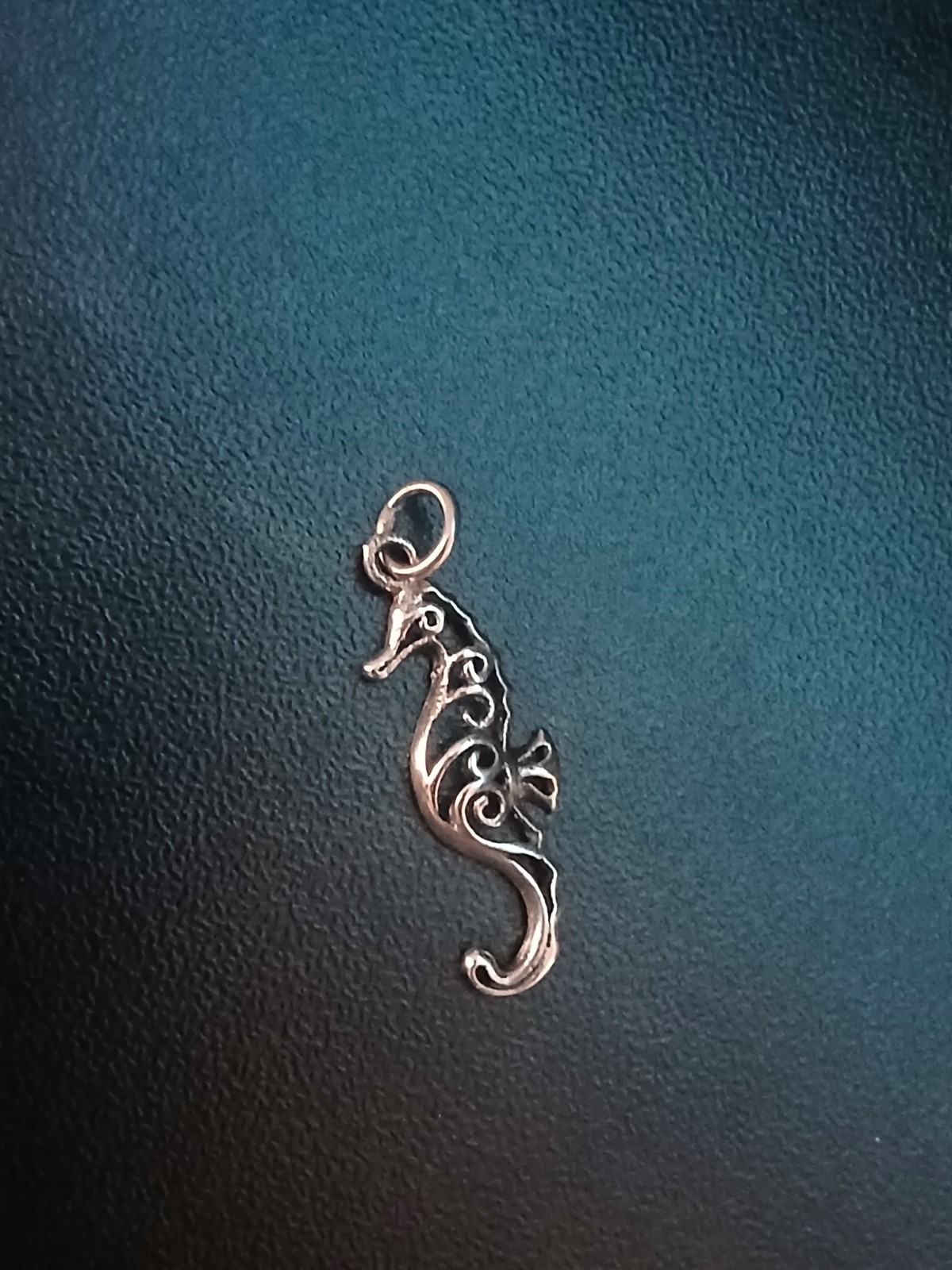 Sterling Silver 925 Seahorse Charm Pendant, Animal Sea Life Design, Nature.