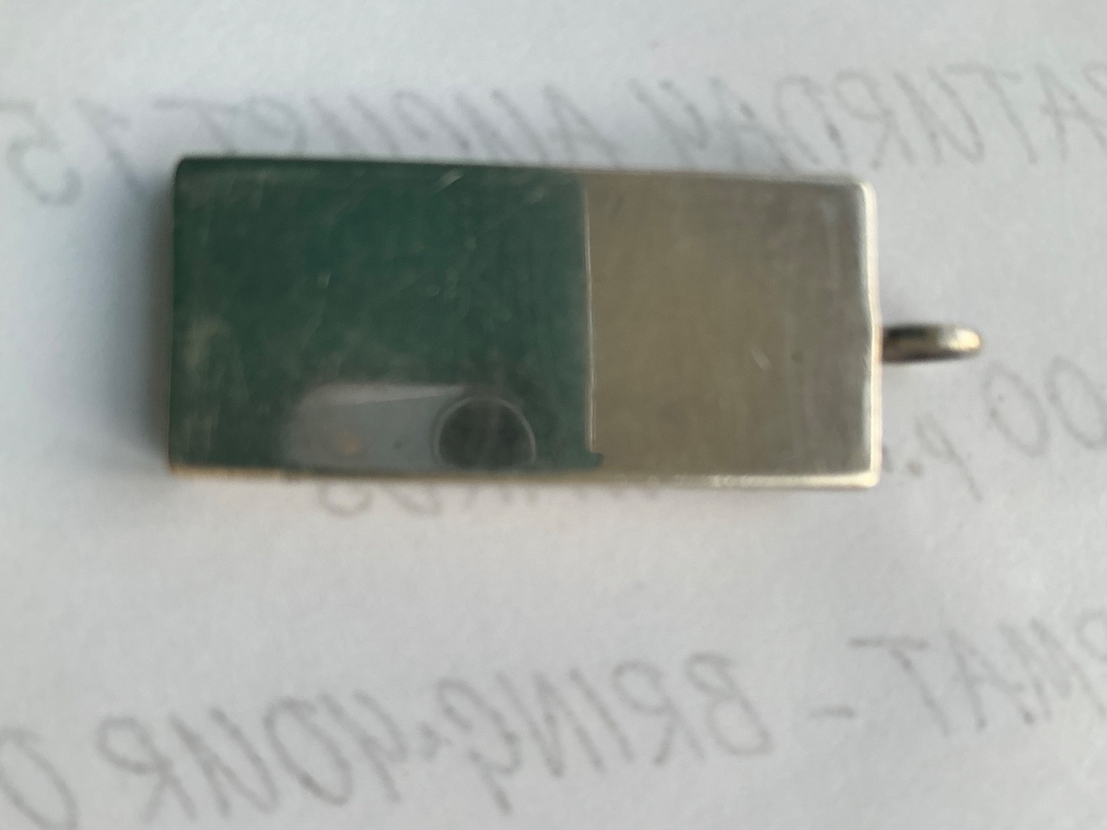CLASSIC SOLID SILVER INGOT, QUEENS JUBILEE 31 + grams / 1 troy oz .GC . 1977.