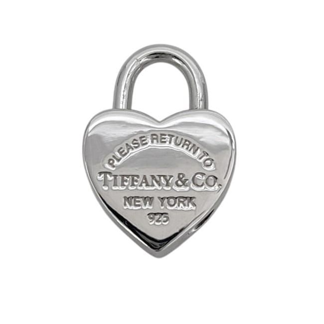 Tiffany & Co Return To Tiffany Heart Lock Mini Pendant Silver 925 No Chain