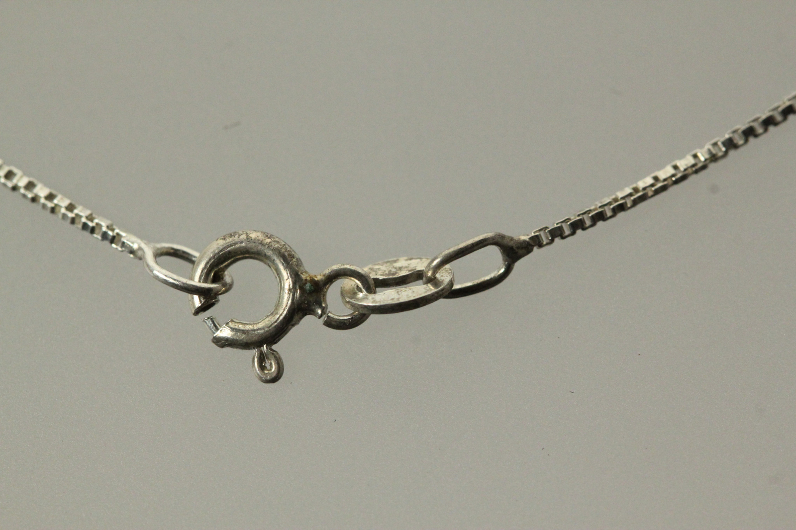925 Sterling Silver 19 Inch Long Thin Box Chain Necklace 2 Grams (NEC5309)