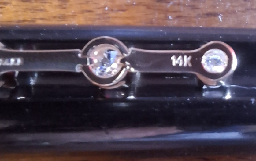 14K YG ~KEEPSAKE~ PAST, PRESENT, FUTURE .40CTW –