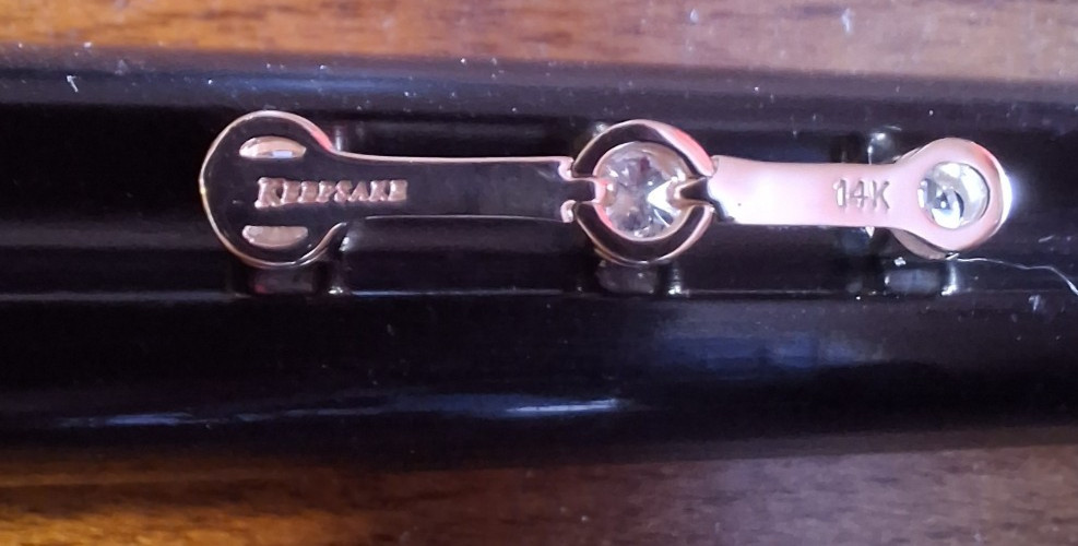 14K YG ~KEEPSAKE~ PAST, PRESENT, FUTURE .40CTW –