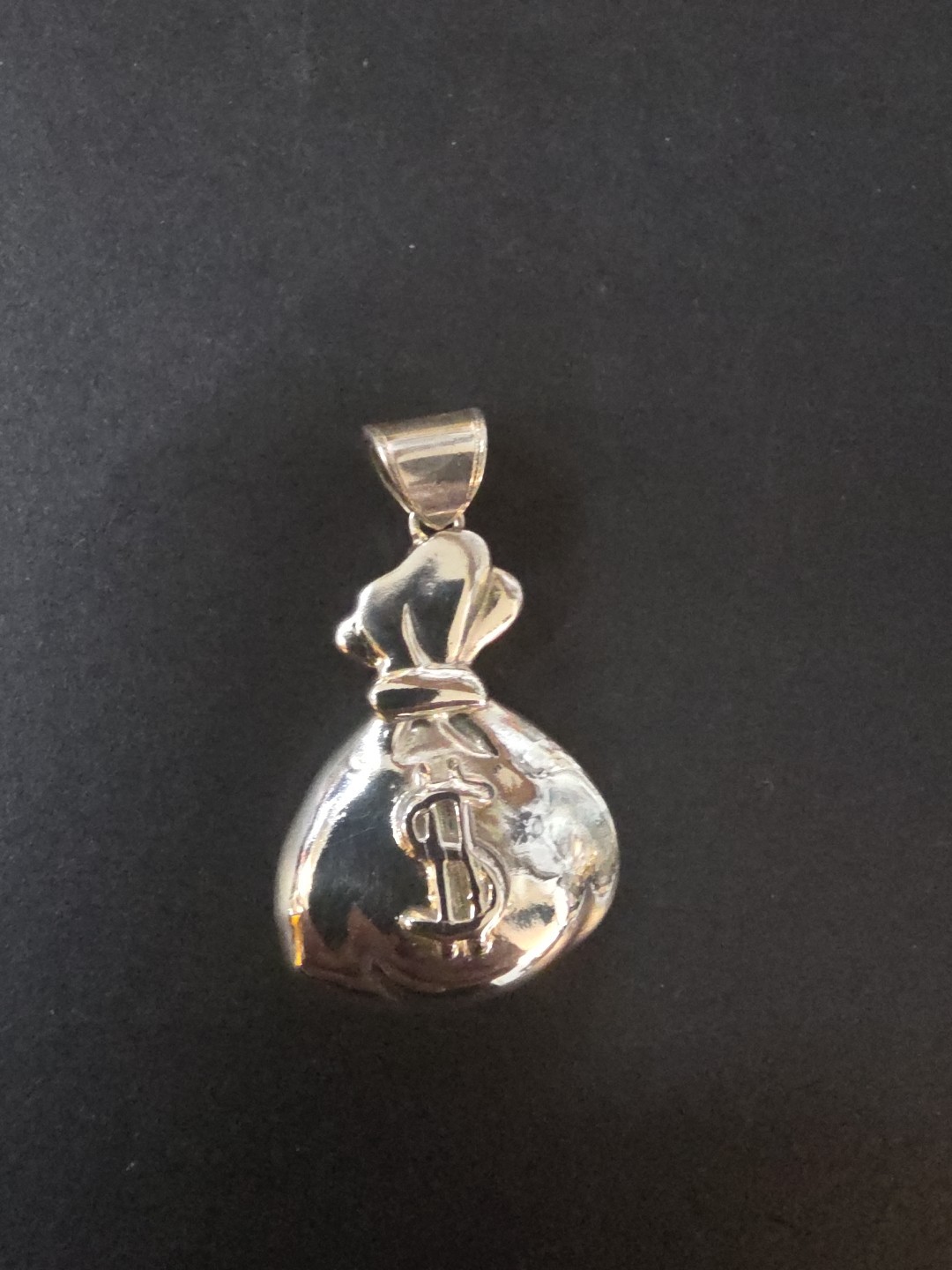 Silver 925 Money Bag Pendant 5.1 Grams
