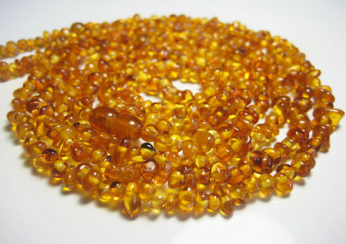 Genuine Real Baltic amber Necklace 47 inches – Choose color