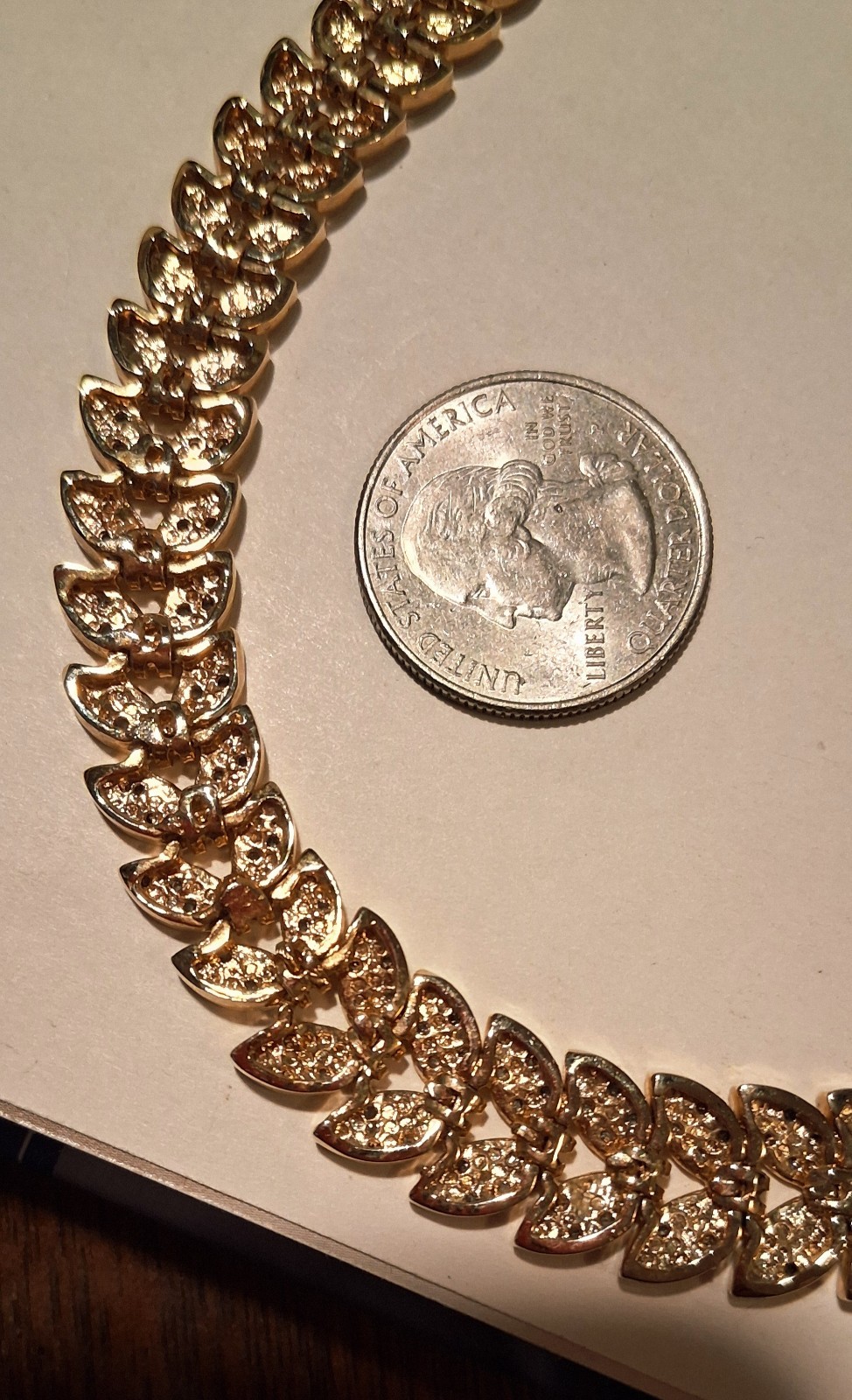 Jtv Emulous Yellow Gold And Rhodium Over Brass, Diamond Accents Necklace 18…