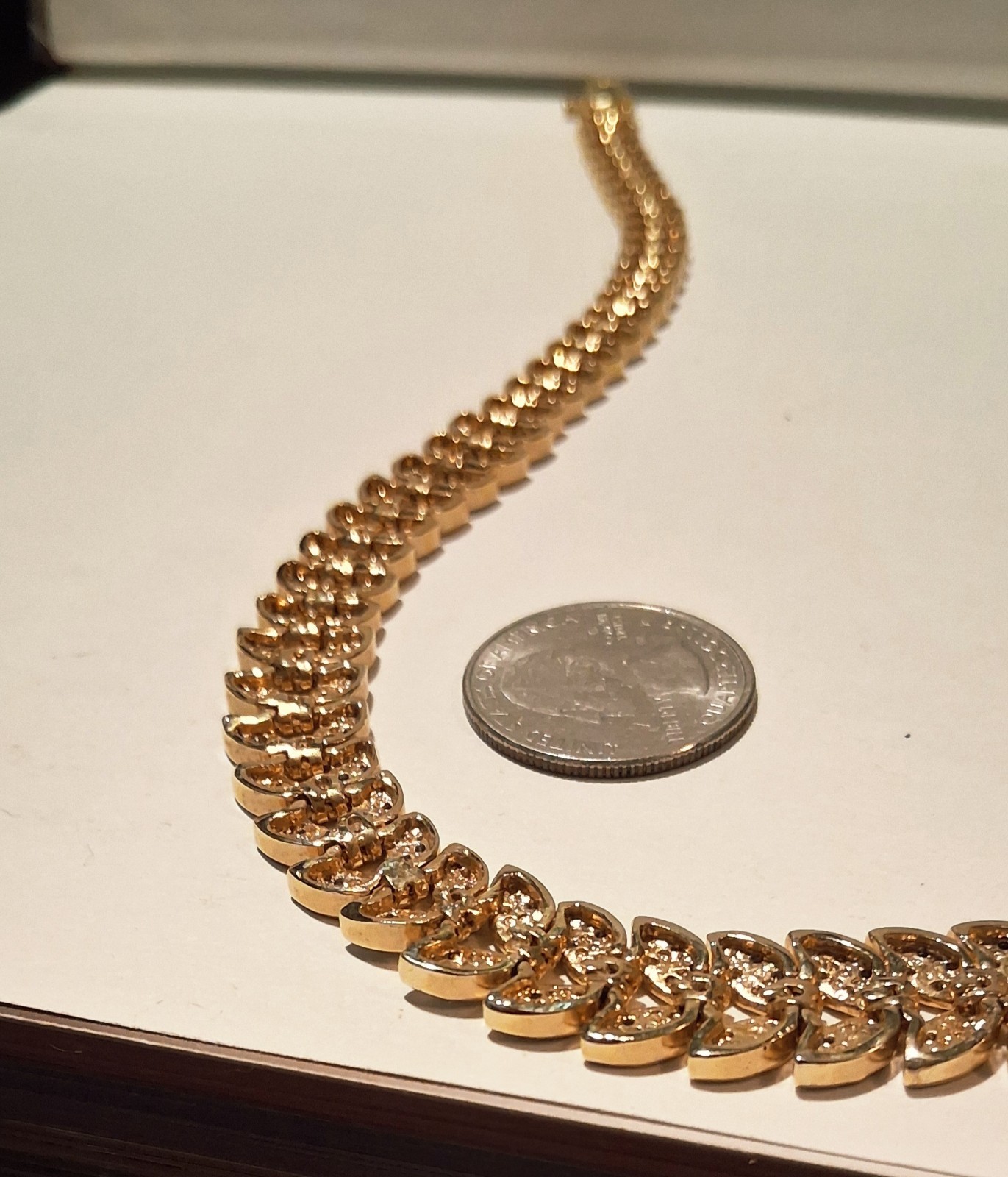 Jtv Emulous Yellow Gold And Rhodium Over Brass, Diamond Accents Necklace 18…