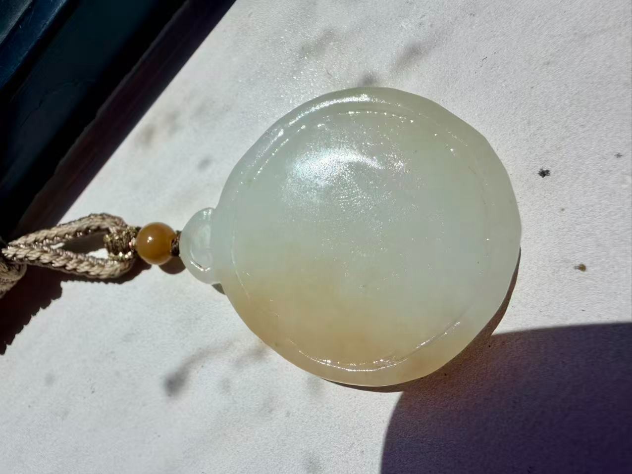 Nephrite hetian jade pendant white mutton fat plum bossom oily translucent sugar