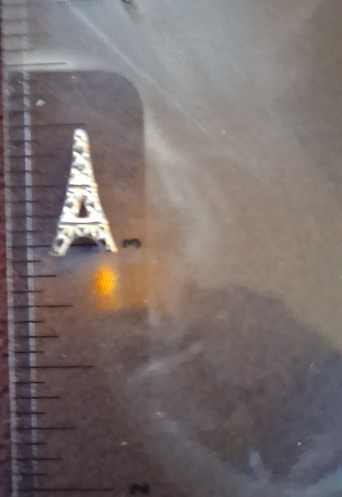 Sterling Silver Eiffel Tower Charm Pendant 925 Paris Travel Mini 1/2” No Chain