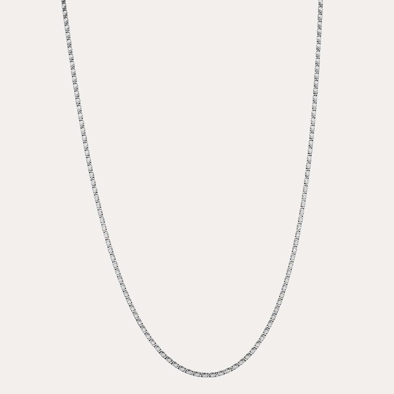 3mm Valentino Link Chain Necklace – Real Solid 925 Sterling Silver MADE IN ITALY