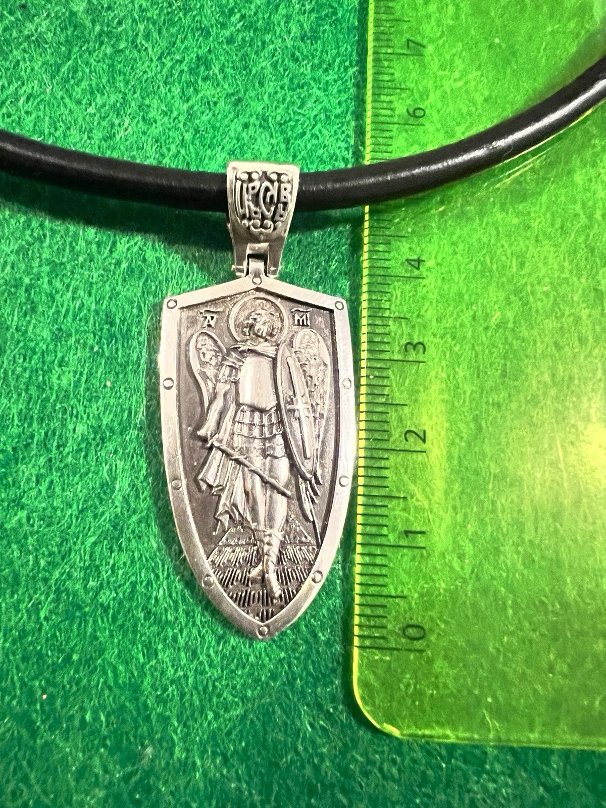 pendant silver 925 Saint Michael .