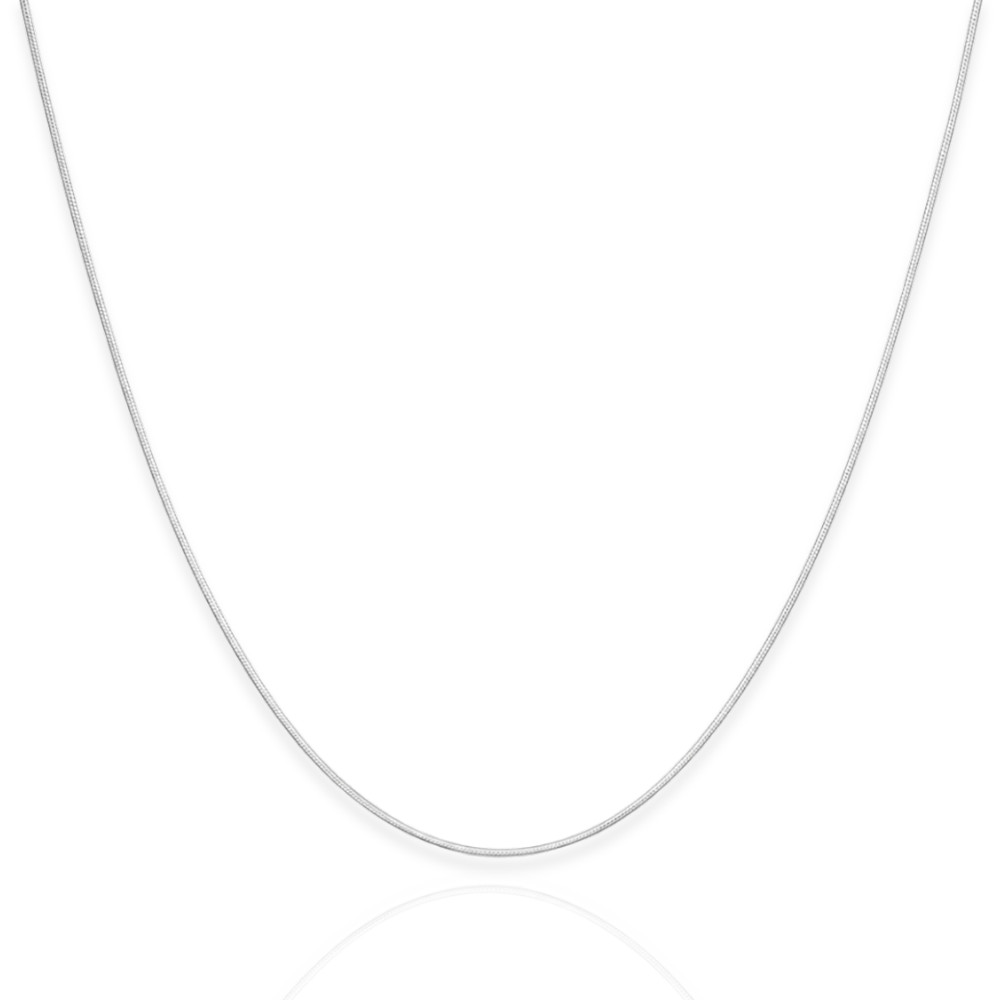 925 Sterling Silver Italian Snake Chain Necklace – 0.7mm