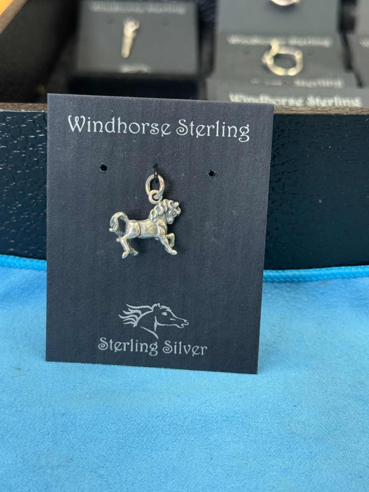 Sterling Silver Prancing Horse Charm
