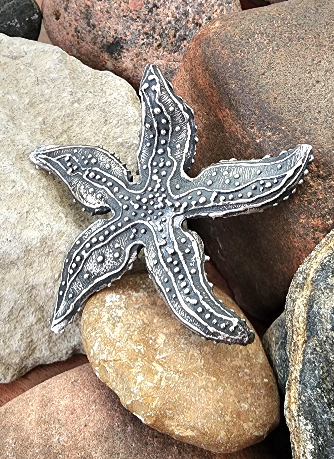 Retired James Avery LARGE Star Fish Pendant 25.07gr