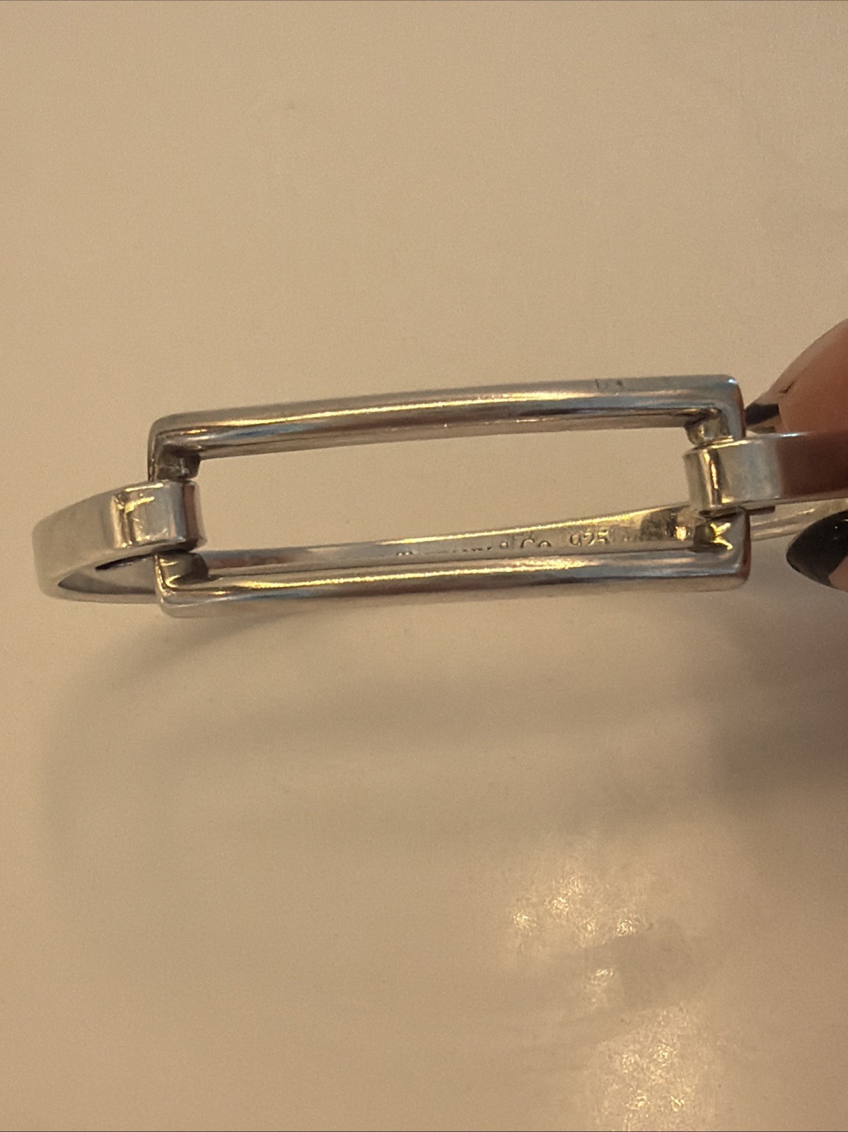 Tiffany & Co Sterling Silver Rectangle Braclete 2003