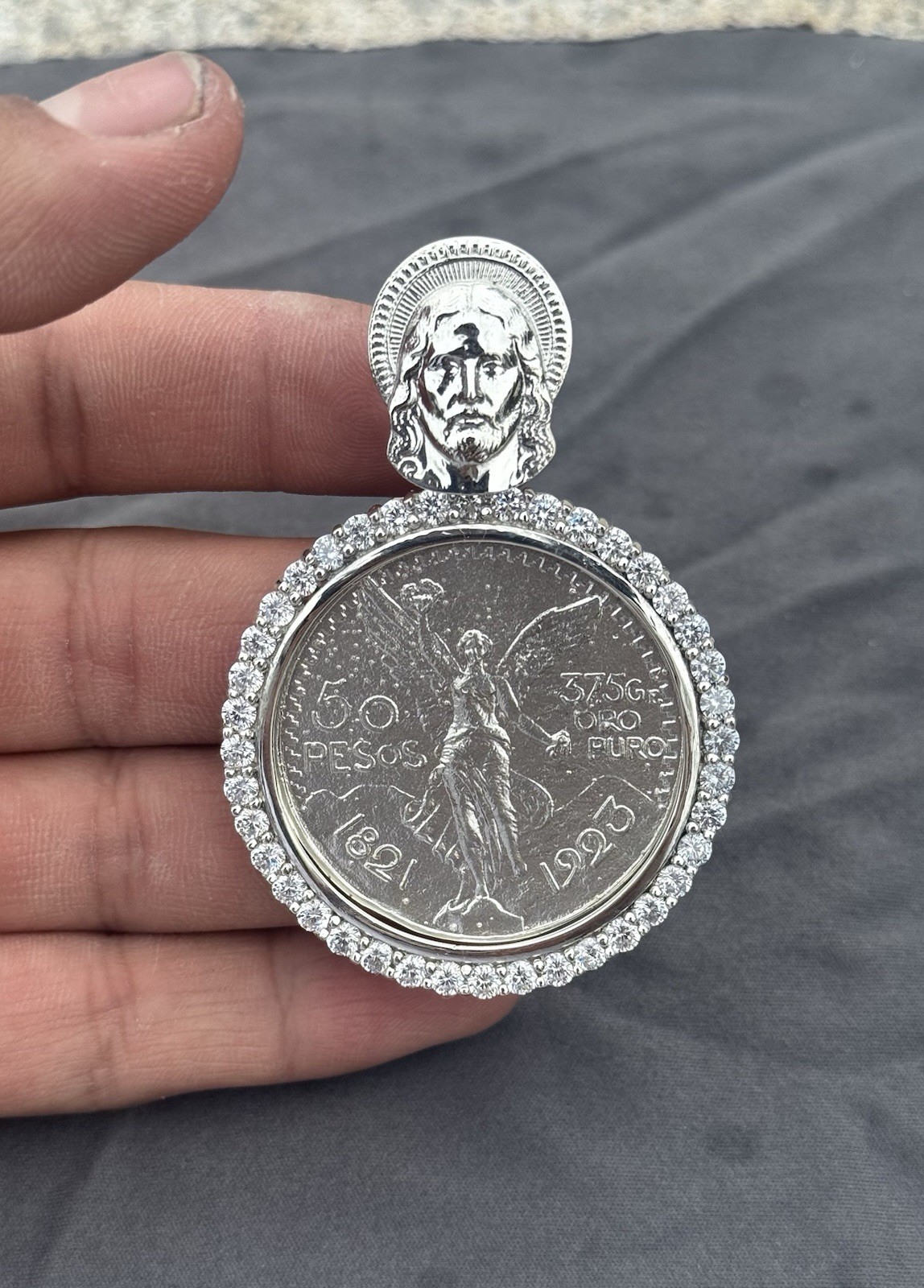 925 Silver San Judas Centenario Pendant – Gift For Him Solid 925 Silver Pendant