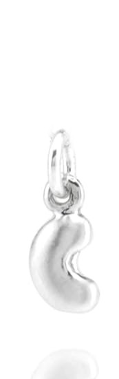 Sterling Silver Tiny Bean Charm