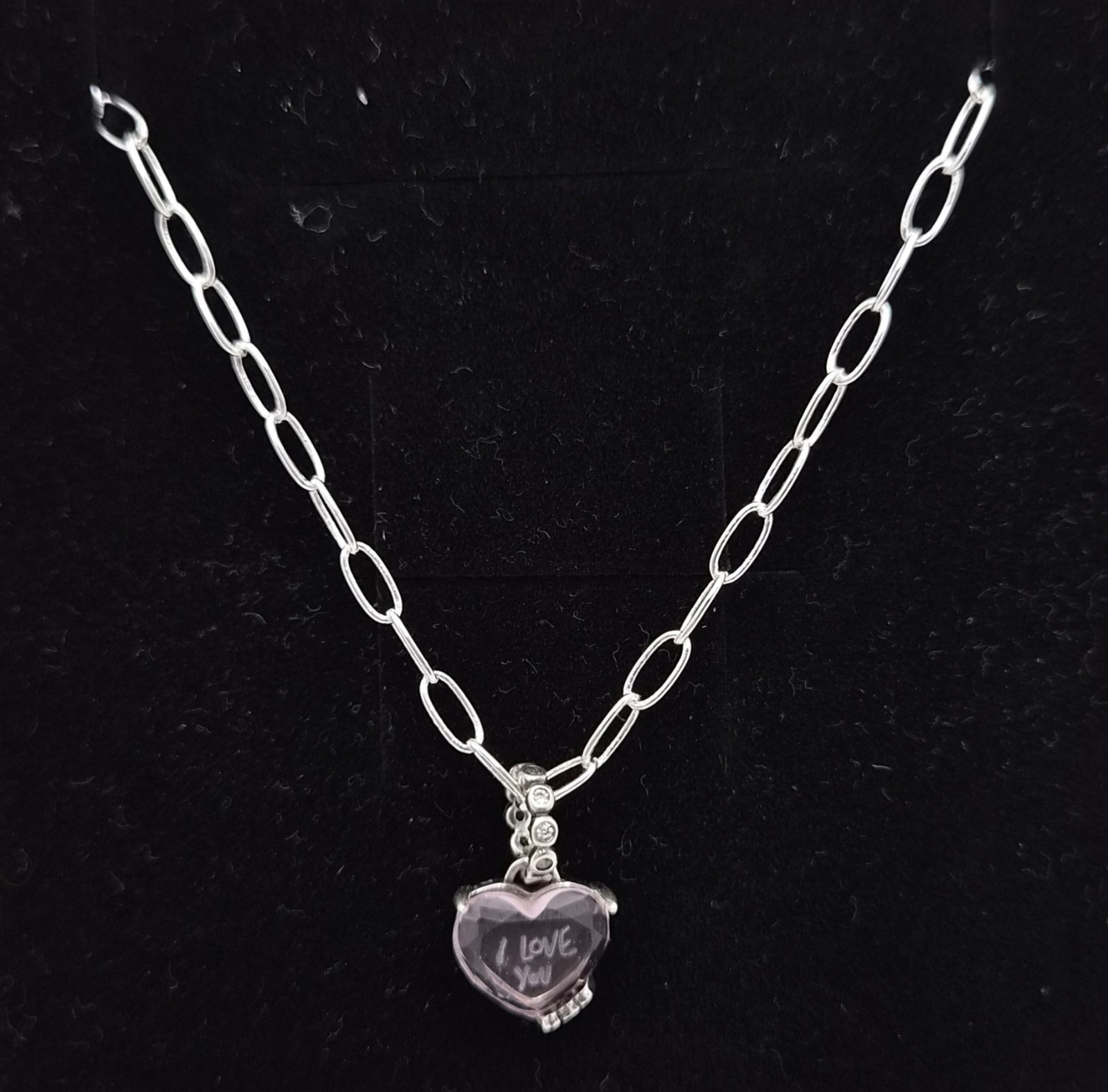 Sterling Silver 925 Necklace Pendant Charm Heart Best Gift For Her Christmas