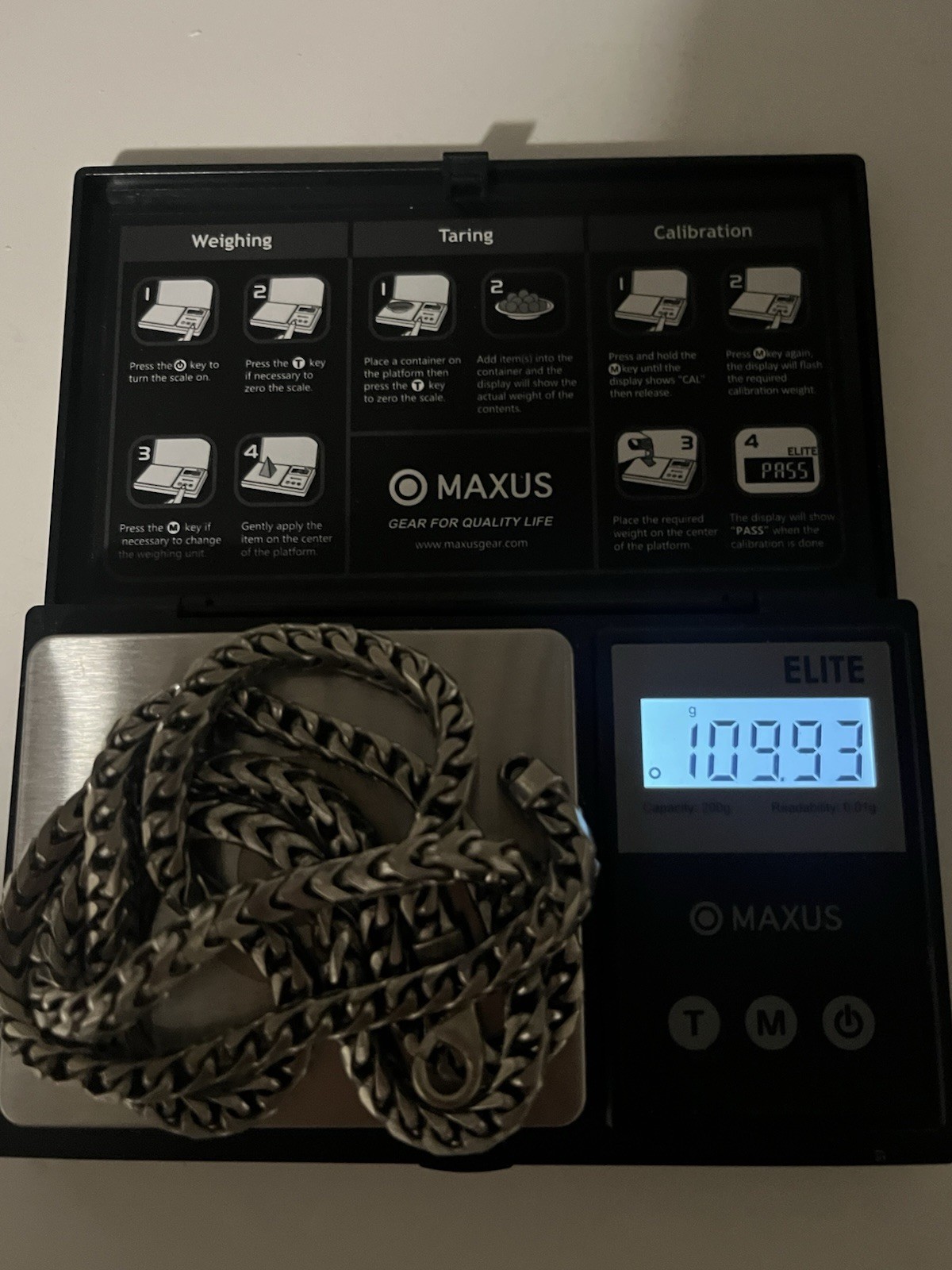 SUPER HEAVY Sterling Silver 925 Massive Chain Over 100 Grams NOT SCRAP 29 Inches