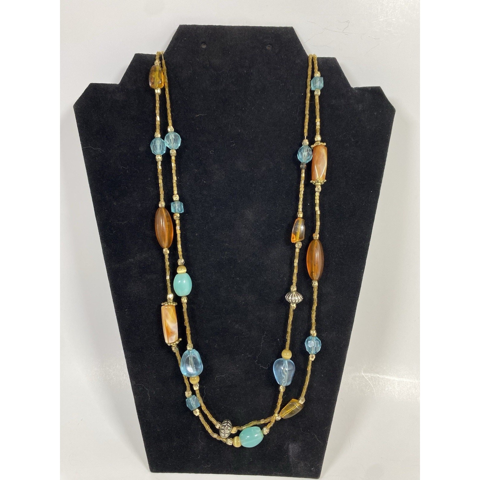 Beaded Necklace Stamped 14/20K 14K gold Filled