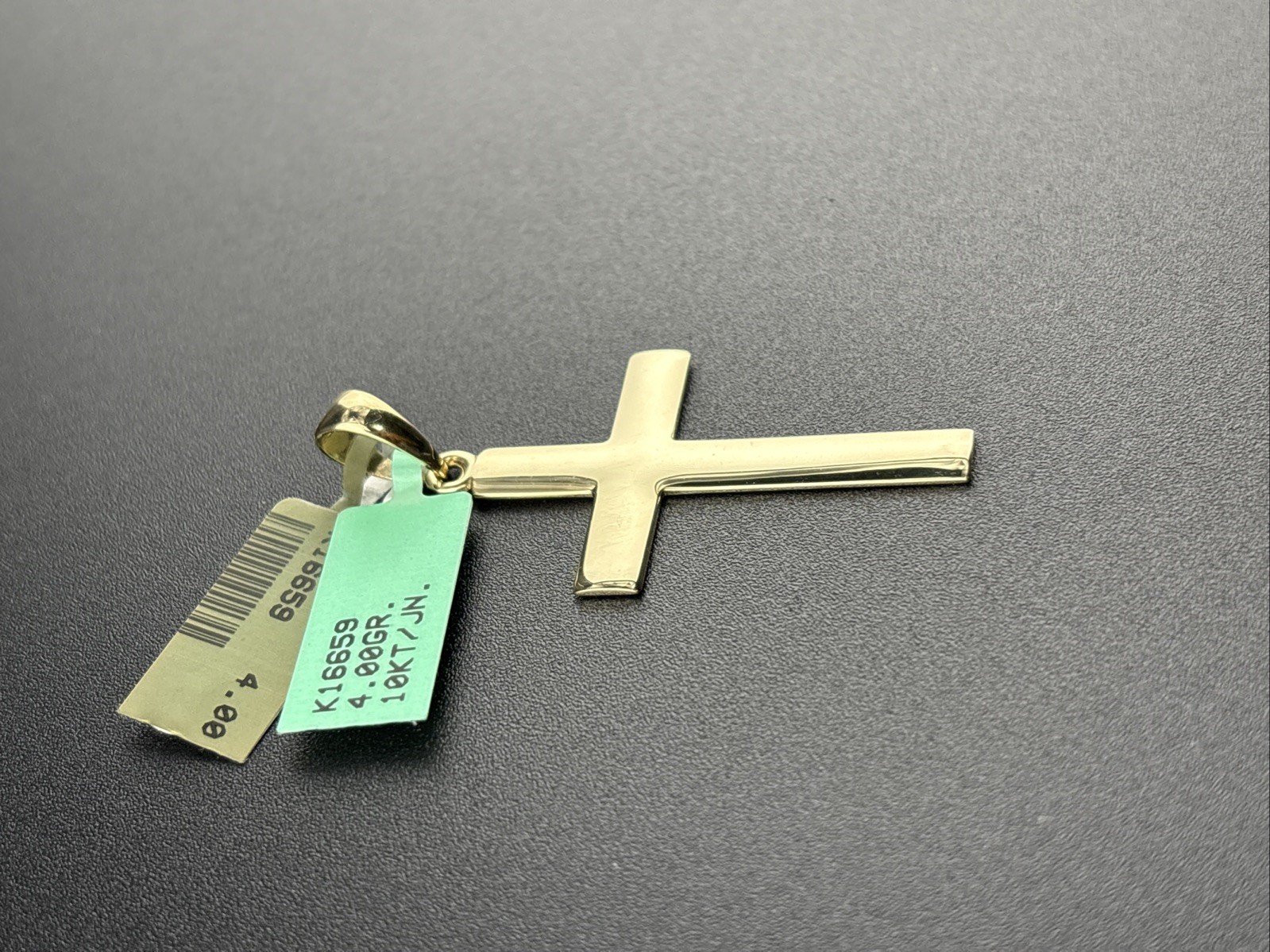 10 k solid gold 100% Real Gold cross pendant men