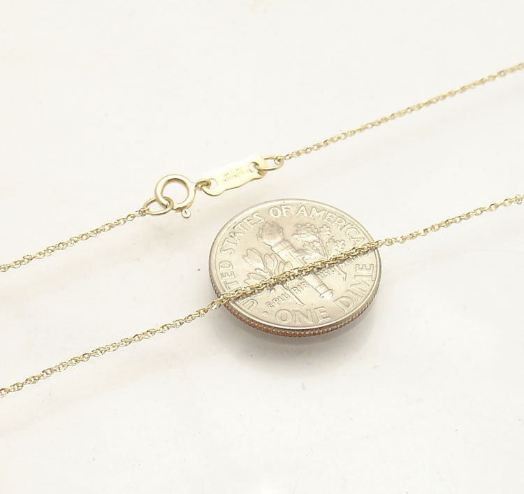 REAL SOLID 14K YELLOW GOLD Open Milano Rope Chain Necklace 16″ 18″ 20″ 0.60mm